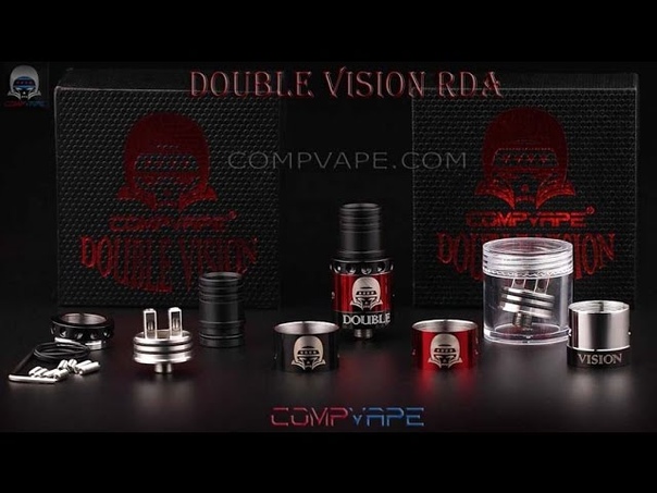 QUICK GLANCE Compvape Double Vision RDA Review Vapingwith