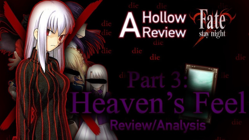A Hollow Review: Fate, Stay Night ( FINALE) Heavens Feel, Review,