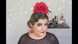 Peinado FLAMENCA facil (ondas al agua)