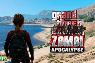 GTA 5: Зомби Апокалипсис. Поселок бандитов. Перестрелки.  #3