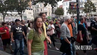 Montagsdemo der Bewegung Halle am