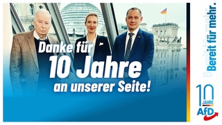 10 Jahre AfD: Bereit für mehr!
