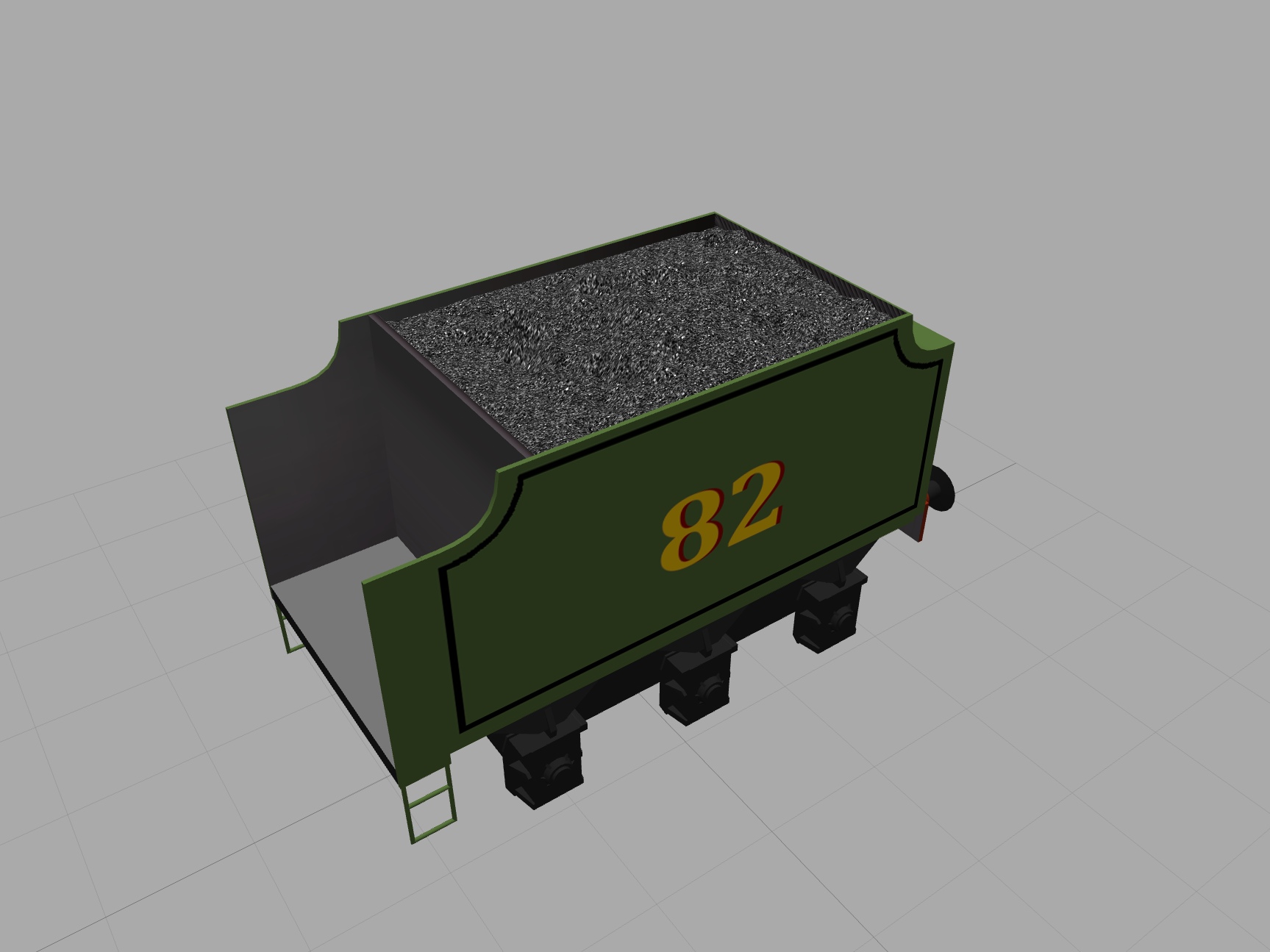 Generic Engine #2 Tender (Black Bogey)