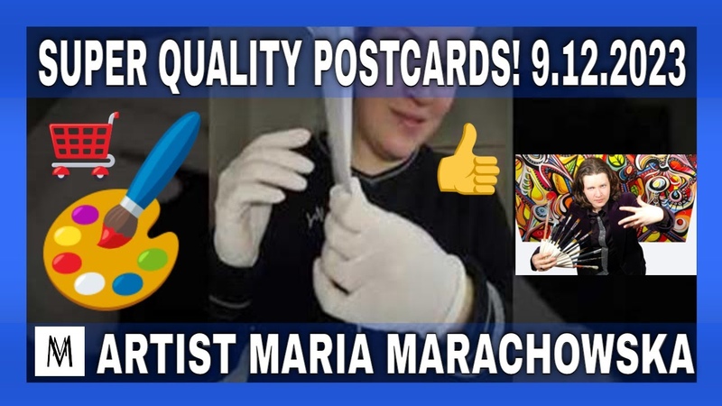 Painter Statements SUPER Quality Postcards WOW Catch Them