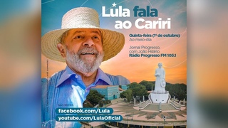 LULA AO VIVO NA RÁDIO PROGRESSO DE CARIRI