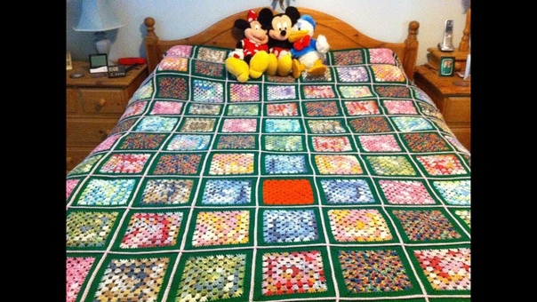 Granny Square Afghan