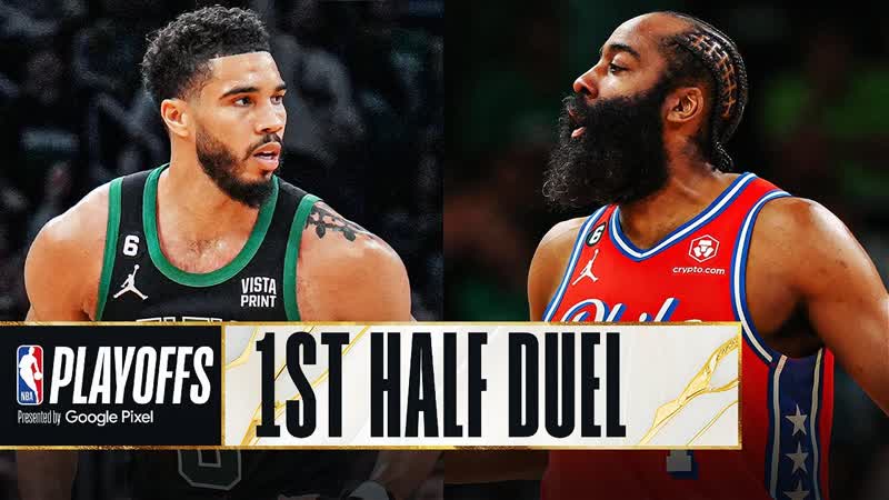 Jayson Tatum (26 PTS) vs James Harden (21 PTS) 1st Half Duel In Game 1 , May 1,