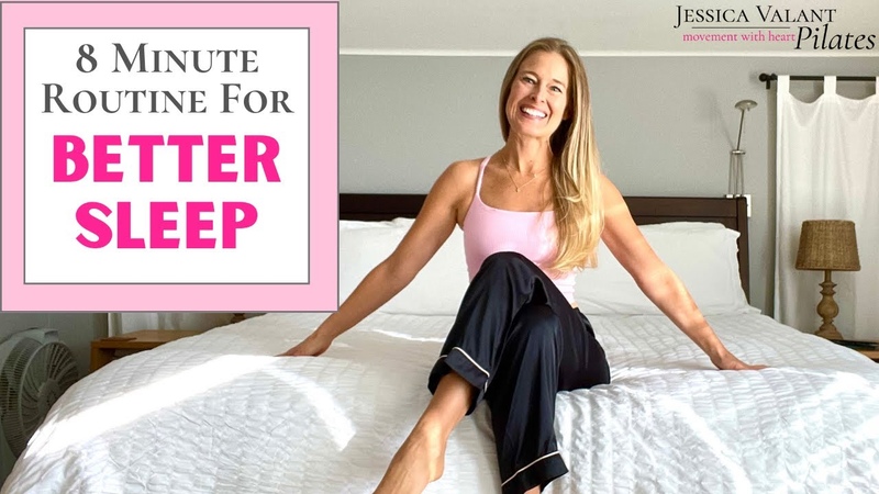 8 Minute Routine for Better Sleep To Do In Bed Before