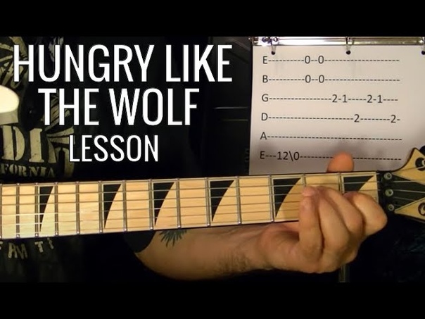 How to Play HUNGRY LIKE THE WOLF by DURAN DURAN ( Guitar Lesson