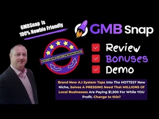GMBSnap Review🎁Bonuses🎁🔥Demo🔥GMB Snap Review