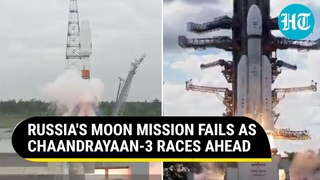 Russia’s Luna-25 Crashes On The Moon As Chandrayaan-3 Readies For Touchdown | Watch